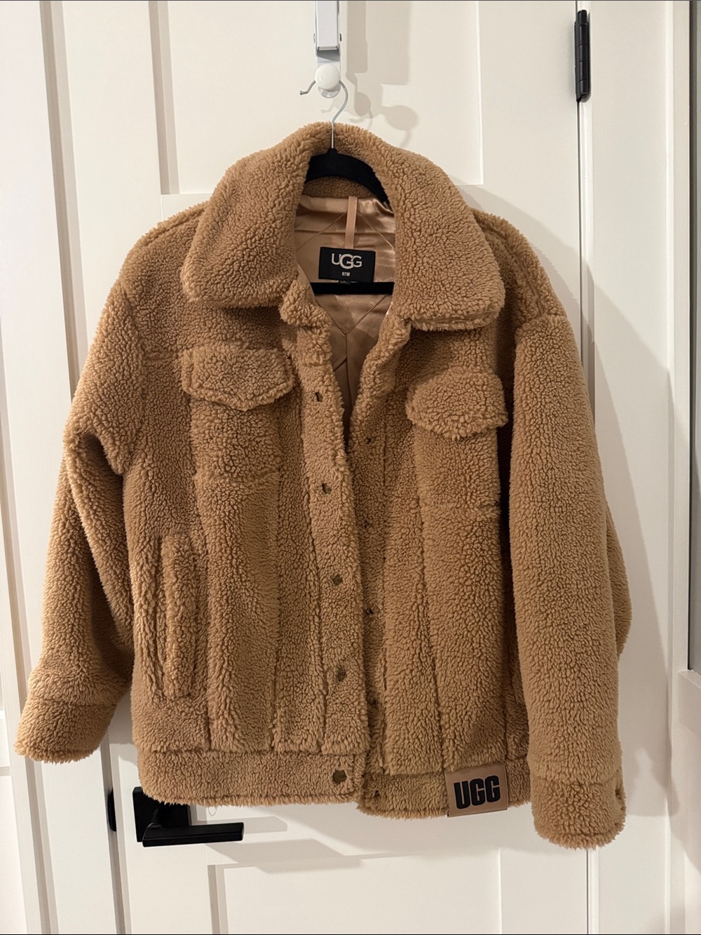 UGG Women's Caramel Teddy Sherpa Jacket